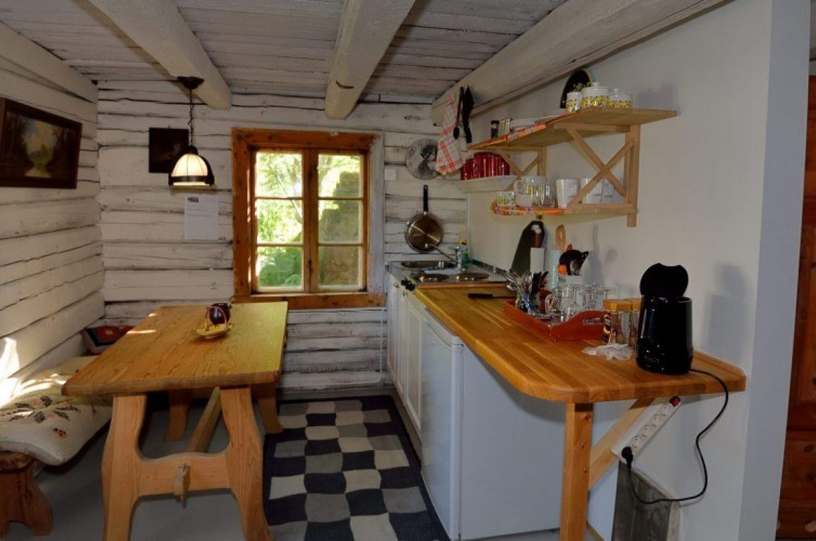 a small kitchen